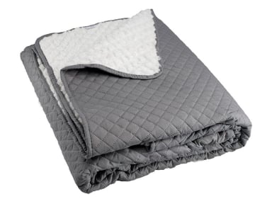QUILT ANDES SHERPA LISO GRIS 1.5 PL - 2