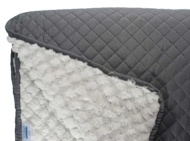 QUILT ANDES SHERPA LISO GRIS 1.5 PL - 3