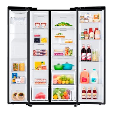 REFRIGERADOR SIDE BY SIDE SAMSUNG RS60T5200B1/ZS 602L ALL AROUND COOLING NEGRO - 3