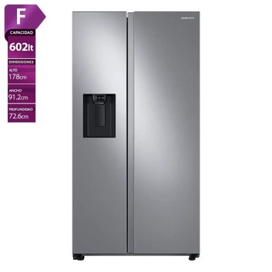 REFRIGERADOR SIDE BY SIDE RS60T5200S9/ZS 602L ALL AROUND COOLING PLATA - 1