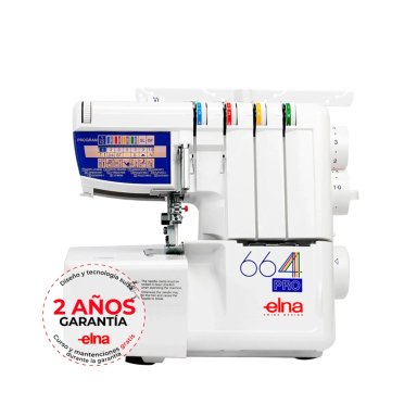 MAQUINA OVERLOCK JANOME ELNA 664 PRO - 1