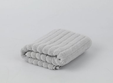 TOALLA DE MANO RIPLEY HOME JACQUARD GRIS - 1