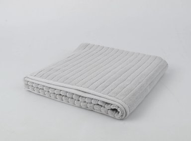 TOALLA DE BAÑO RIPLEY HOME JACQUARD 70X140 CM GRIS - 1