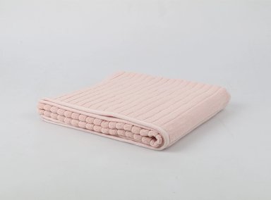 TOALLA DE BAÑO RIPLEY HOME JACQUARD 70X140 CM PALO ROSA - 1