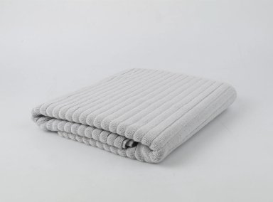 TOALLA SÁBANA RIPLEY HOME JACQUARD GRIS - 1