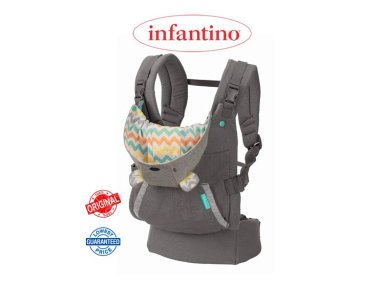 ARNÉS PORTABEBÉS INFANTINO CUDDLE UP GRAFITO - 2