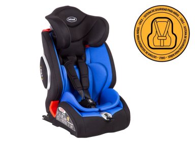 SILLA DE AUTO BUTACA INFATIL BEWELL ISOFIX NUEVA AZUL - 1