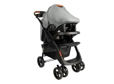 COCHE TRAVEL SYSTEM COSCO FRANCIS ACERO GRIS - 2