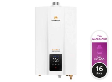 CALEFONT GAS LICUADO 16 L MADEMSA TIRO BALANCEADO BALANCED ECO - 1