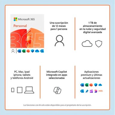 MICROSOFT OFFICE 365 PERSONAL ANUAL - 3