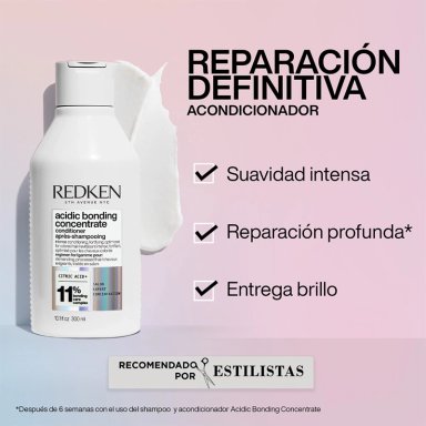 ACONDICIONADOR REDKEN REPARADOR ABC CABELLO DAÑADO ACIDIC BONDING CONCENTRATE 300 ML - 2