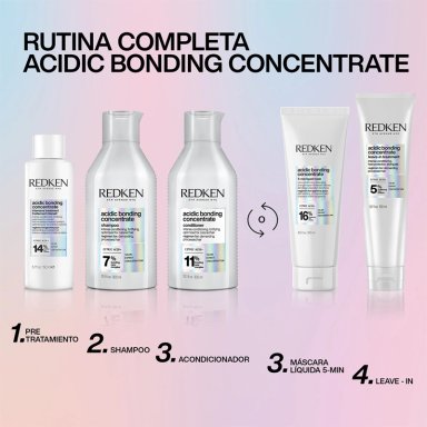 TRATAMIENTO LEAVE-IN REDKEN ABC REPARACIÓN TOTAL CABELLO DAÑADO ACIDIC BONDING CONCENTRATE 150 ML - 4