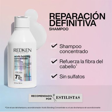 SHAMPOO REDKEN REPARADOR ABC CABELLO DAÑADO ACIDIC BONDING CONCENTRATE 300 ML - 2