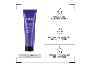 MÁSCARA DE TRATAMIENTO MATIZADOR REDKEN CABELLO RUBIO COLOR EXTENDED BLONDAGE 250 ML - 2