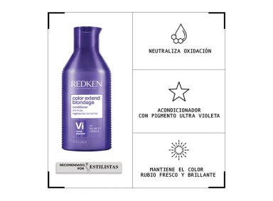 ACONDICIONADOR REDKEN MATIZADOR CABELLO RUBIO EXTENDED BLONDAGE 300 ML - 2