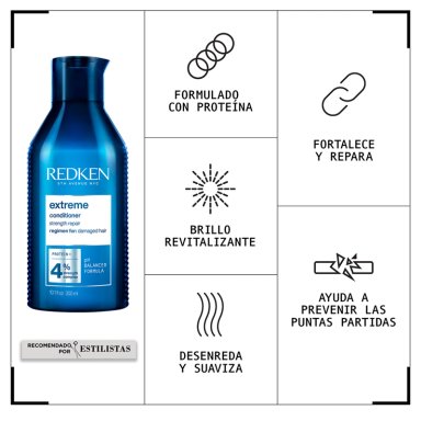 ACONDICIONADOR REDKEN REPARACIÓN CABELLO DAÑADO EXTREME 300 ML - 2