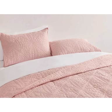CUBRECAMA RIPLEY HOME FLORAL KING PALO ROSA - 1