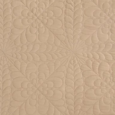 CUBRECAMA RIPLEY HOME FLORAL KING TAUPE - 3
