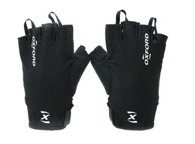 GUANTES OXFORD T/L DEDO CORTO NEGRO - 1