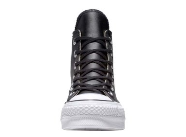ZAPATILLAS MUJER CONVERSE URBANAS NEGRO CHUCK TAYLOR ALL STAR LIFT HI CUERO - 2