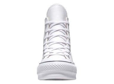 ZAPATILLAS MUJER CONVERSE URBANAS BLANCO CHUCK TAYLOR ALL STAR LIFT HI CUERO - 2