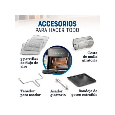FREIDORA DE AIRE OSTER 10 L SUPER CKSTAFOV3 - 11