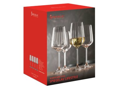 SET 4 COPAS SPIEGELAU LIFESTYLE WHITE WINE - 5