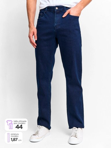 JEANS HOMBRE KENNETH STEVENS ALGODÓN RECTO - 1