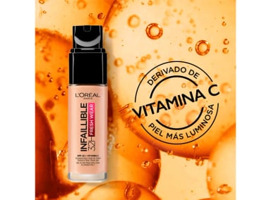 BASE DE MAQUILLAJE LOREAL INFALLIBLE 32H FRESH WEAR SPF 25 30 ML - 6
