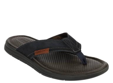 SANDALIAS CUERO HOMBRE DEMOCRATA AZUL MARINO SOUL - 2