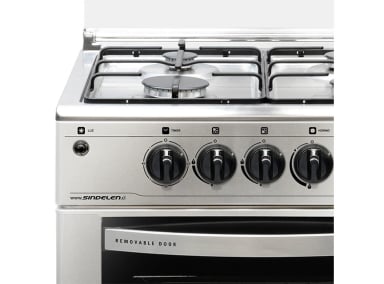 COCINA A GAS SINDELEN CH-6200IN 4 PLATOS ACERO - 3