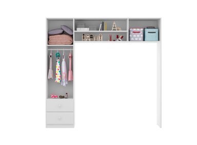 CLÓSET KIDSCOOL ESSENCIALE 3 PUERTAS BLANCO - 1