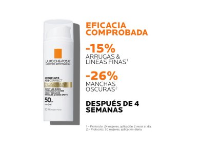 PROTECTOR SOLAR FACIAL LA ROCHE-POSAY ANTHELIOS AGE CORRECT SPF 50 50 ML - 3