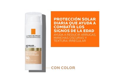 PROTECTOR SOLAR FACIAL LA ROCHE-POSAY ANTHELIOS AGE CORRECT COLOR SPF 50 50 ML - 7
