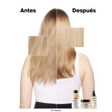 MÁSCARA DORADA L'ORÉAL PROOFESSIONNEL REPARACIÓN CABELLO DAÑADO ABSOLUT REPPAIR 250 ML - 2