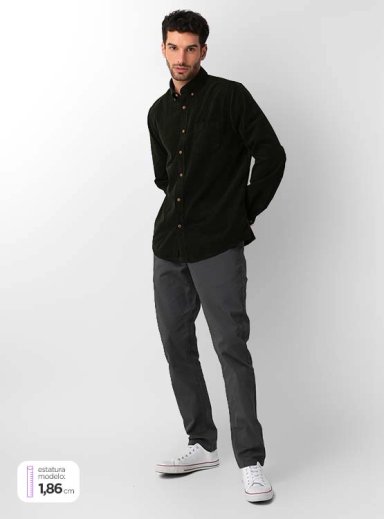 PANTALÓN LARGO SLIM HOMBRE BARBADOS BICKER - 1