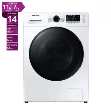LAVADORA-SECADORA SAMSUNG 11-7 KG CON ECO BUBBLE™ WD11TA046BE/ZS - 1