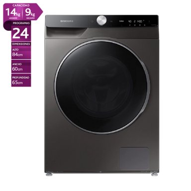 LAVADORA SECADORA SAMSUNG WD14TP04DSX/ZS 14KG 9KG GRIS - 1