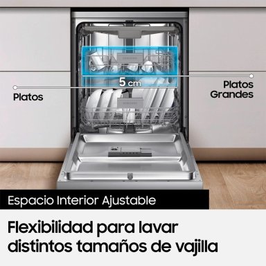 LAVAVAJILLAS SAMSUNG SMARTTHINGS 14 CUBIERTOS DW60A8050FS/ZS - 7