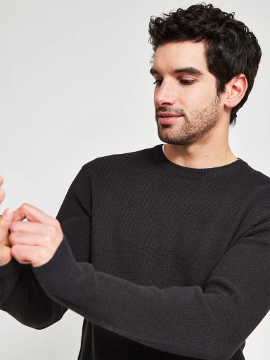 SWEATER HOMBRE MARQUIS ALGODÓN TEXTURADO - 3