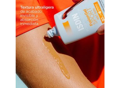 PROTECTOR SOLAR CORPORAL ISDIN GEL FUSION SPORT SPF 50 100 ML - 4