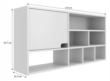 ESTANTE BE DESIGN ORGANIZADOR COMPAQ MODULO BLANCO - 1