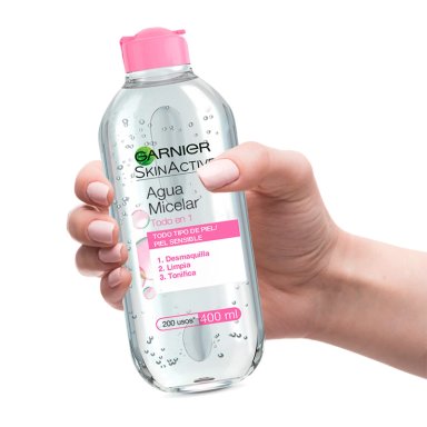 TRATAMIENTO FACIAL GARNIER HIDRATANTE RUTINA LIMPIEZA MICELARES SKIN ACTIVE - 5