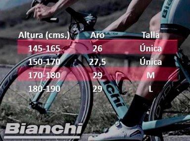 BICICLETA MTB BIANCHI ADVANTAGE SX ARO 27.5 - 6