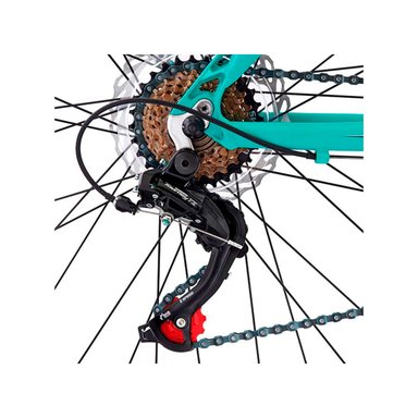 BICICLETA MTB BIANCHI STONE MOUNTAIN SX M 21V CELESTE ARO 29 - 5