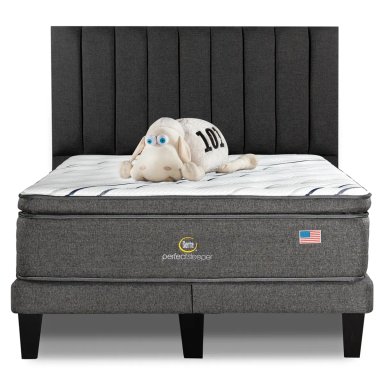 CAMA EUROPEA SERTA PERFECT SLEEPER 2 PL B/D + RESPALDO TIBET - 1