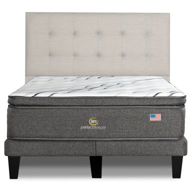 CAMA EUROPEA SERTA PERFECT SLEEP KING + RESPALDO TIGNES ARENA - 2