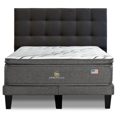 CAMA EUROPEA SERTA PERFECT SLEEP KING + RESPALDO TIGNES MARENGO - 2