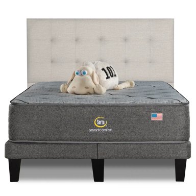 CAMA EUROPEA SERTA SMARTCOMFORT BD 2 PL + RESPALDO TIGNES ARENA - 1