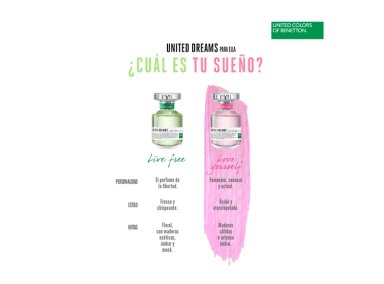 PERFUME BENETTON UNITED DREAMS LOVE YOURSELF MUJER EDT 50 ML - 5